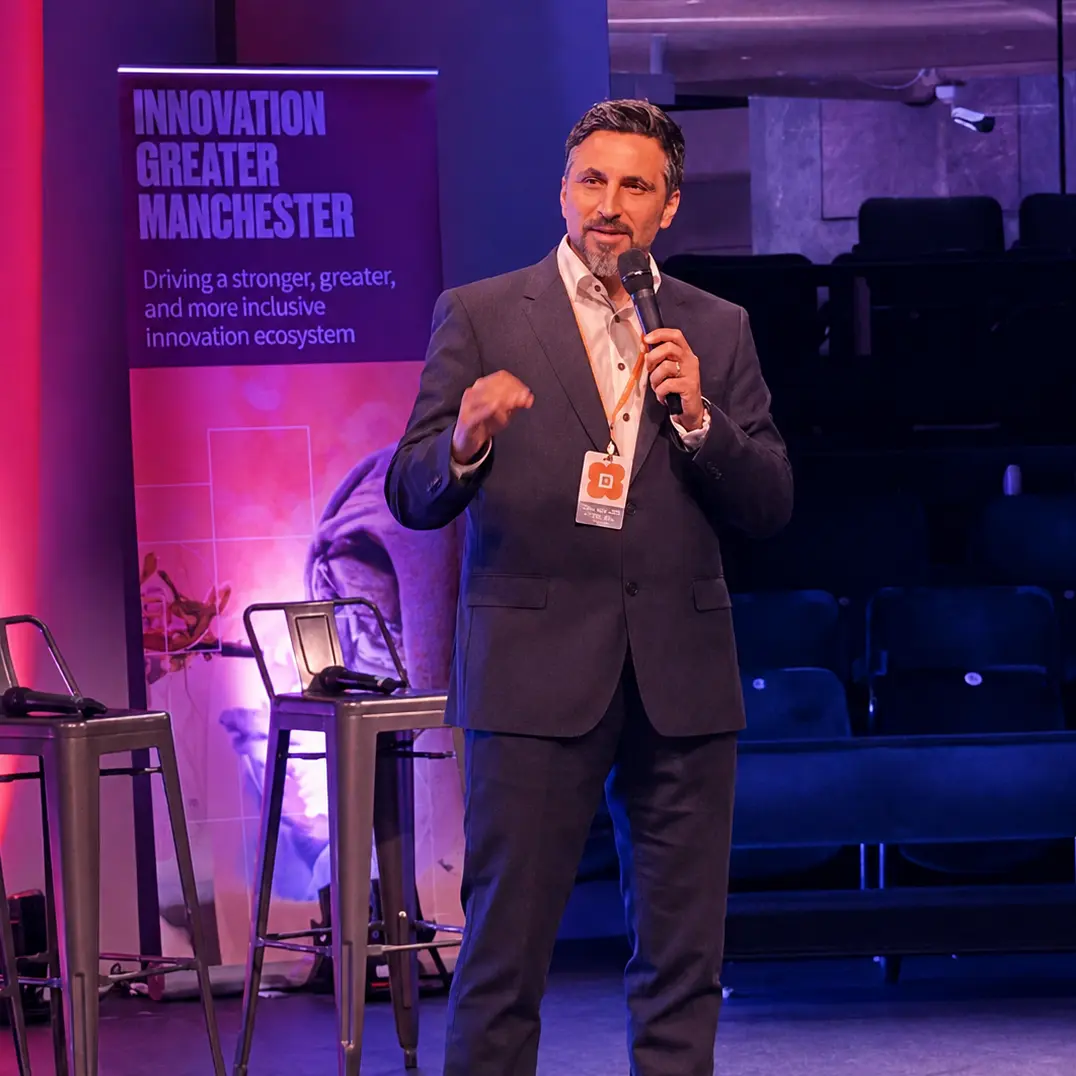Manchester 2026 ENTRYZERO x Innovation Summit x Mohamad Sbeiti x Andy Burnham